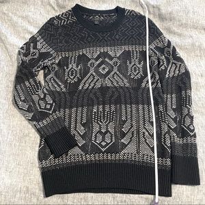 J. Crew Mixed Stitch Blanket Sweater